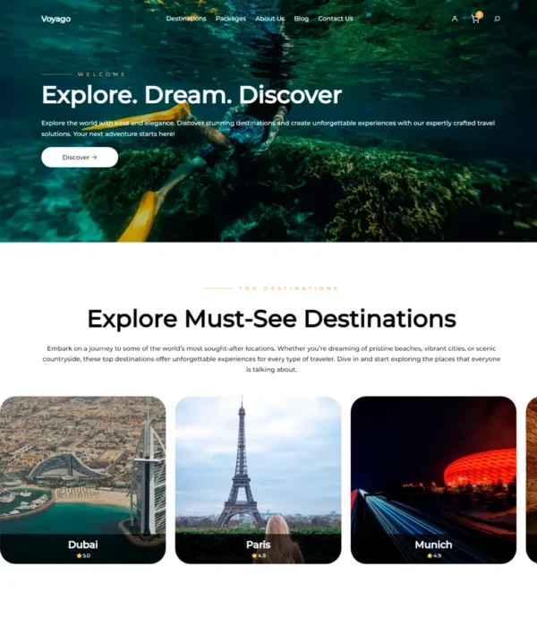 Voyago Wordpress Theme