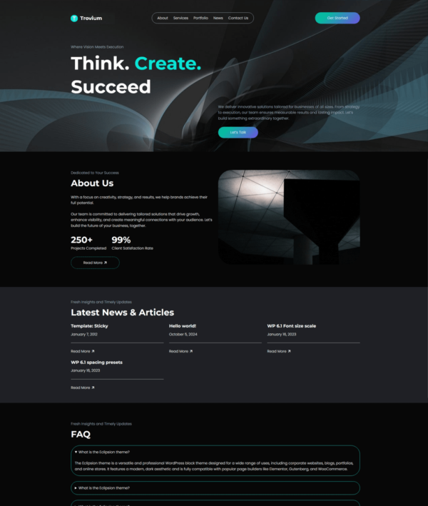 Trovium Wordpress Theme